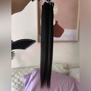 European Remy Hair, 22 inches, 100gram per weft in Dark Brown